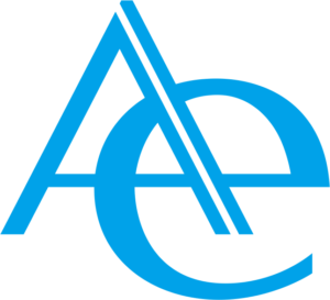 AE logo蓝